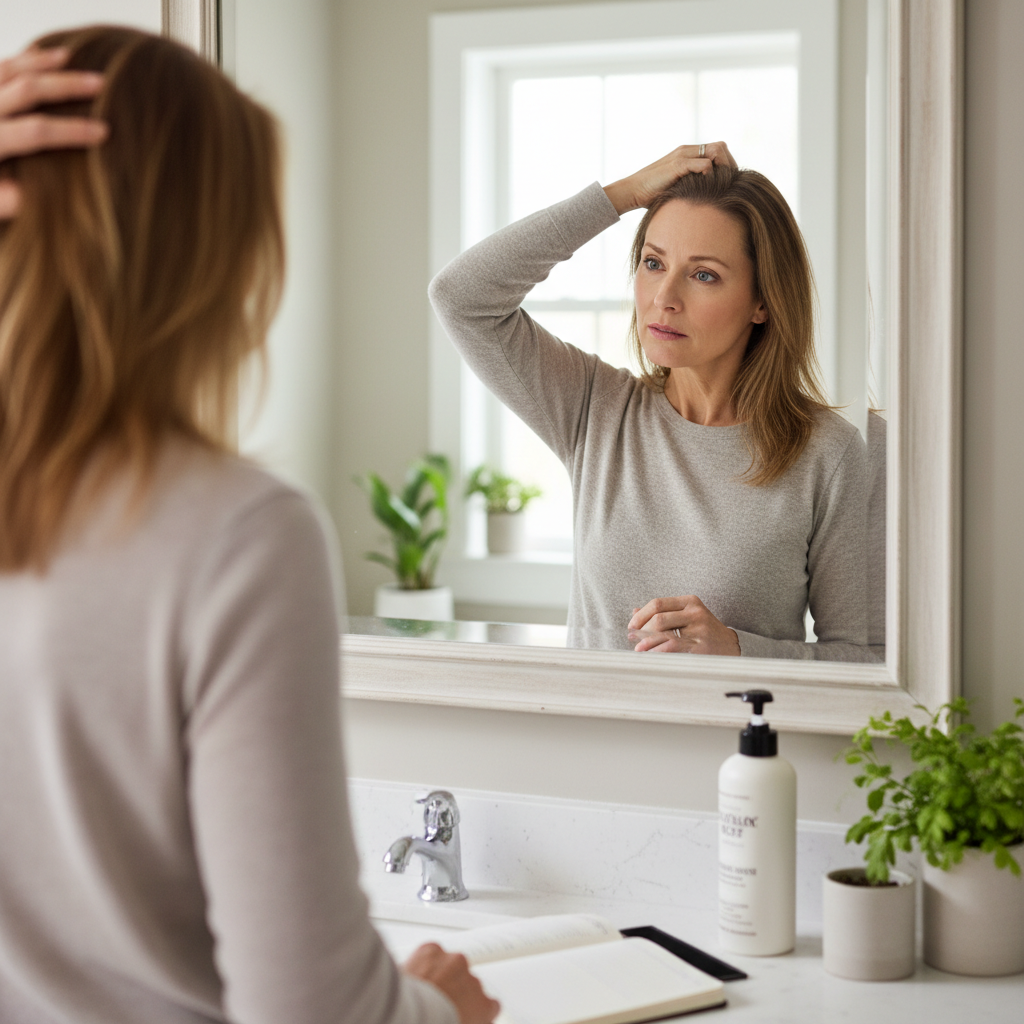 Haarausfall in den Wechseljahren: Ursachen, Symptome & Behandlung